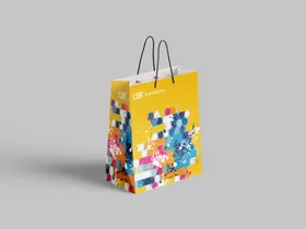 手提袋效果图纸子公司帆布