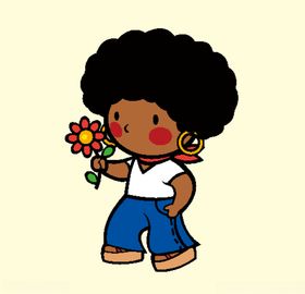 拿花的女人