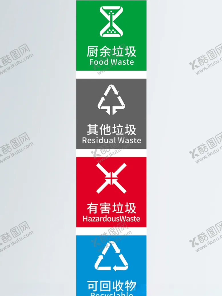 编号：93429206251831398117【酷图网】源文件下载-垃圾标识