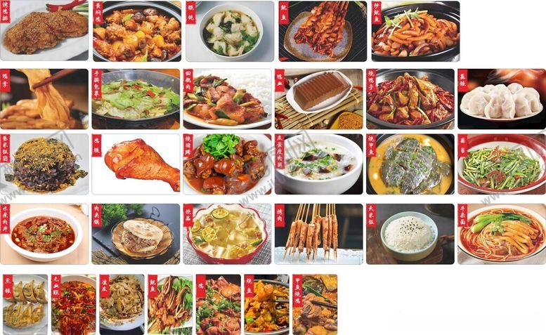 编号：97240509212038051907【酷图网】源文件下载-多样美食拼盘展示