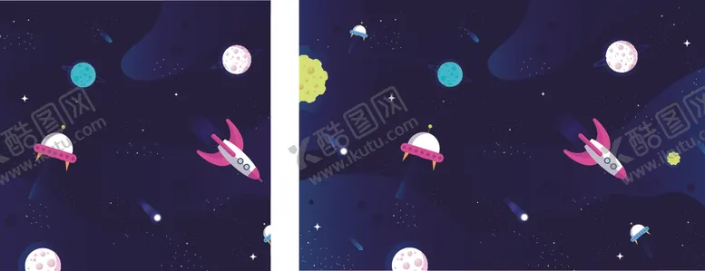 编号：56299706250104398341【酷图网】源文件下载-宇宙插画