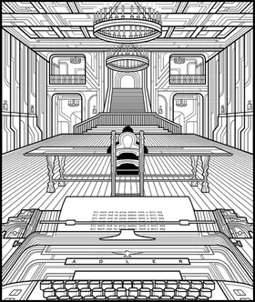 插画扁平风炫彩平面几何