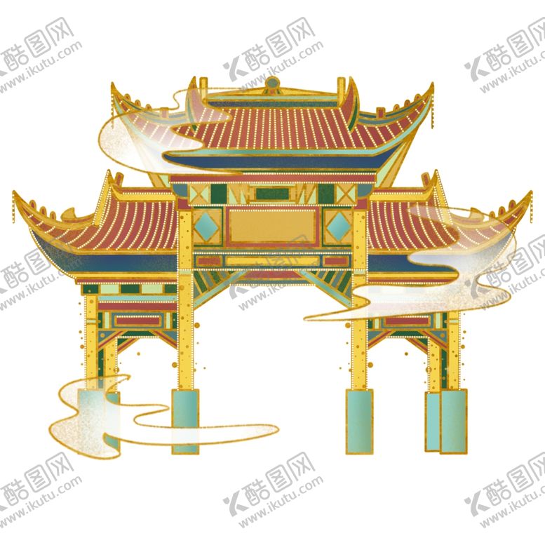 编号：91091409291441074317【酷图网】源文件下载-古风建筑