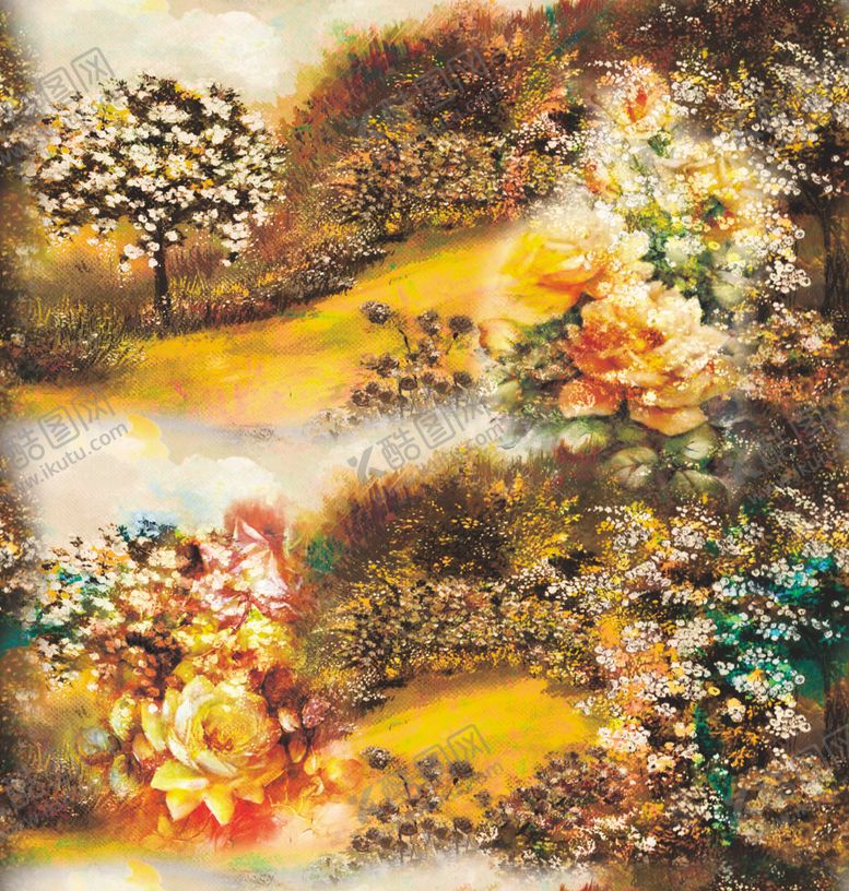 编号：10887906291019262285【酷图网】源文件下载-花卉油画
