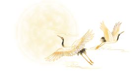 驾鹤西行奔月