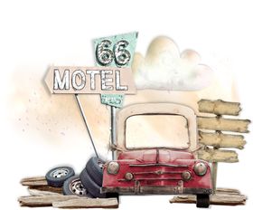 复古欧式婚礼装饰图案