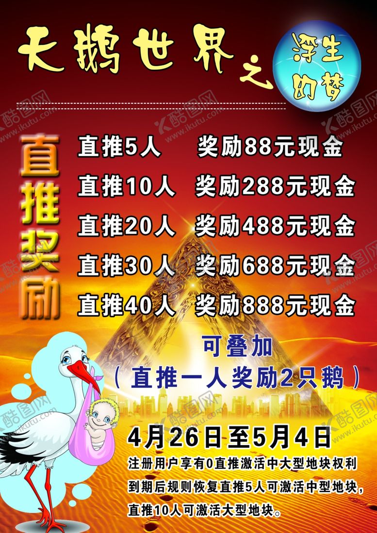 编号：76112212151519083745【酷图网】源文件下载-天鹅世界金融海报