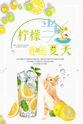 柠檬猫咪邂逅清凉夏日