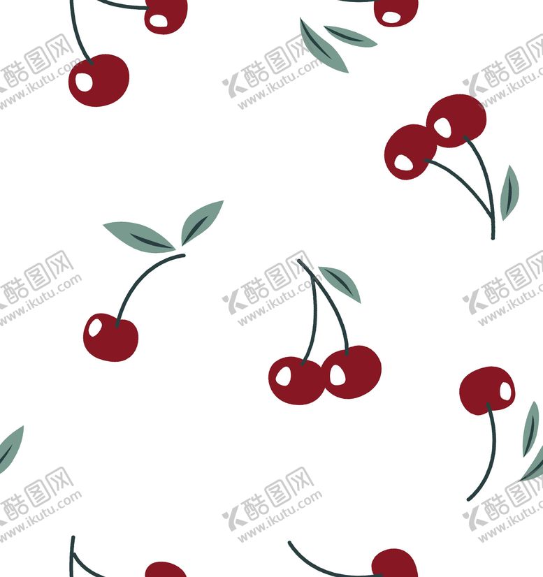 编号：26615408191441393423【酷图网】源文件下载-樱桃印花