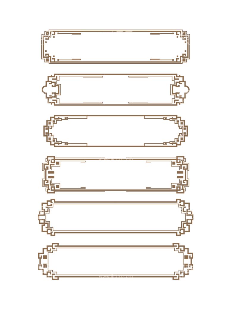 编号：39785410010007245104【酷图网】源文件下载-中式边框
