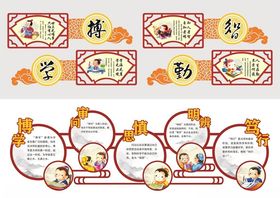 形象墙模板校园文化墙