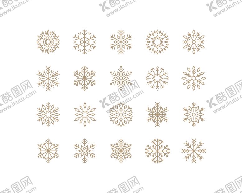 编号：54732609210430063451【酷图网】源文件下载-雪花