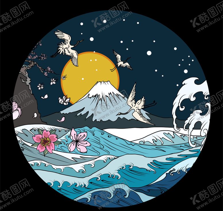 编号：65022210071205045196【酷图网】源文件下载-仙鹤