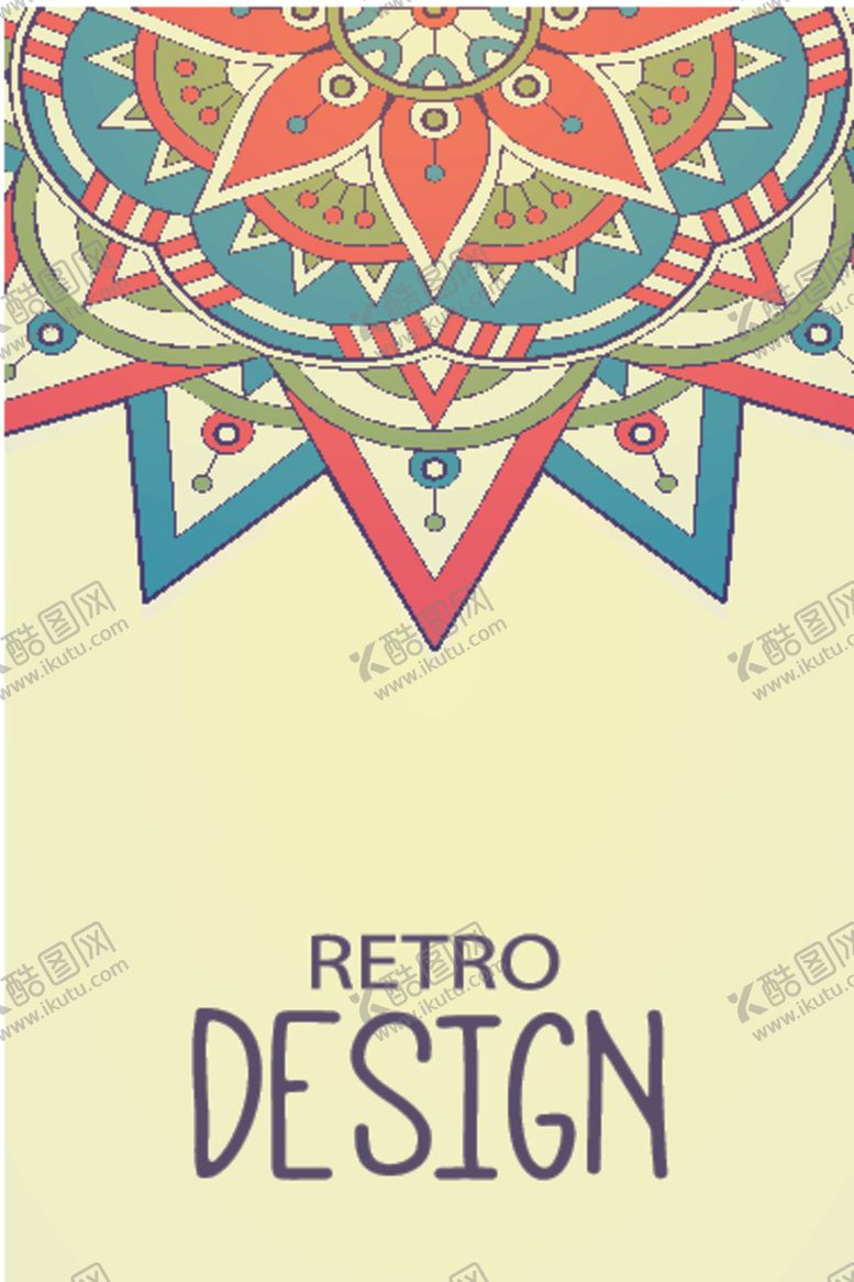 编号：48471809211529445197【酷图网】源文件下载-复古民族花纹图案