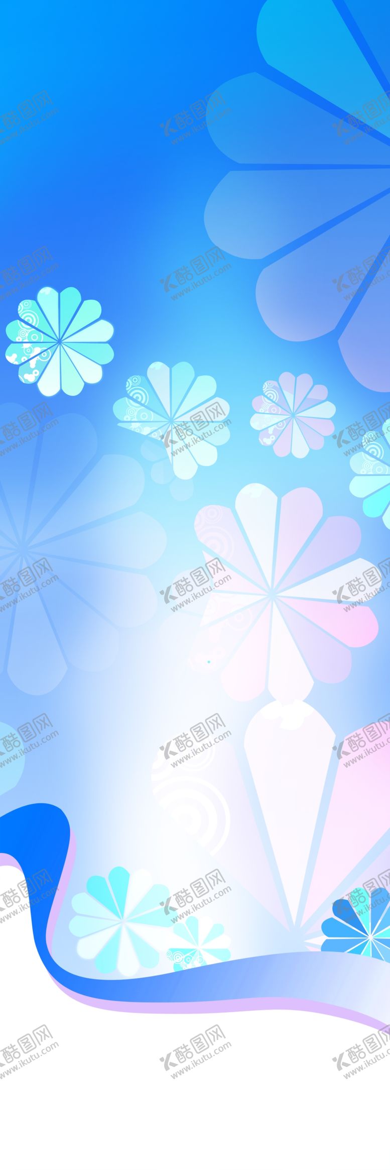 编号：92175309221746135765【酷图网】源文件下载-蓝色展架易拉宝海报清新