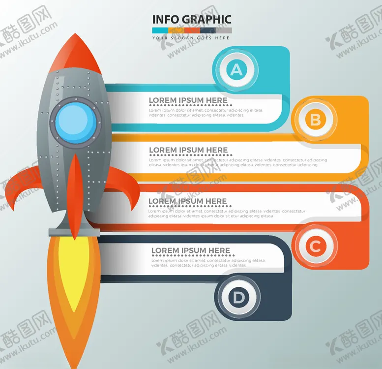 编号：29991006190243133141【酷图网】源文件下载-火箭-信息图表矢量图形设计素材