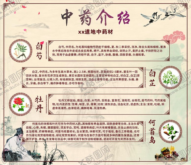 编号：69563902201454459580【酷图网】源文件下载-中药介绍