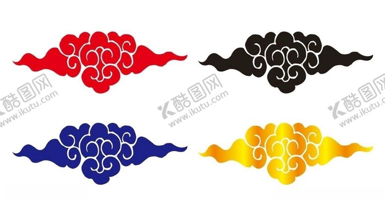编号：75194007122006518921【酷图网】源文件下载-矢量祥云海浪