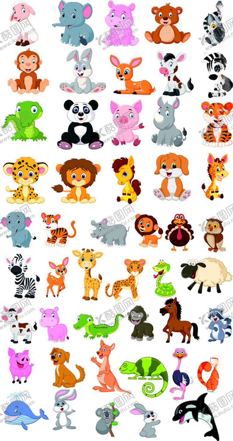 编号：31088504242355434676【酷图网】源文件下载-卡通动物图形素材