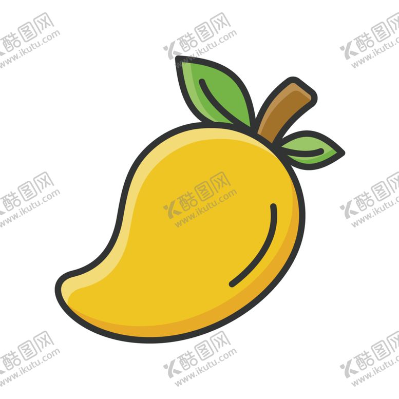 编号：20224110232305247455【酷图网】源文件下载-扁平化芒果