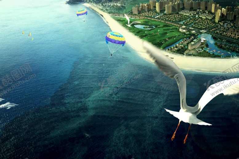 编号：32397509190535271549【酷图网】源文件下载-创意psd分层别墅高尔