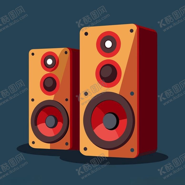 编号：62006001291716078481【酷图网】源文件下载-音响矢量图