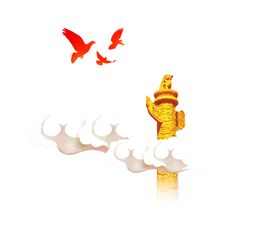 红色背景舞台金纹理底纹