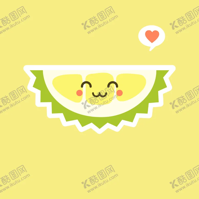编号：78013609280850381325【酷图网】源文件下载-卡通榴莲