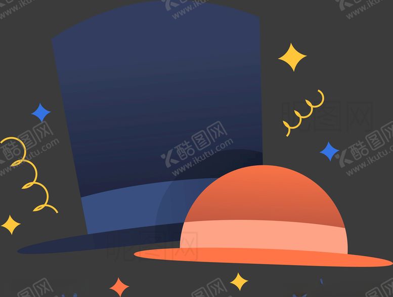 编号：95487109252042556633【酷图网】源文件下载-魔术帽