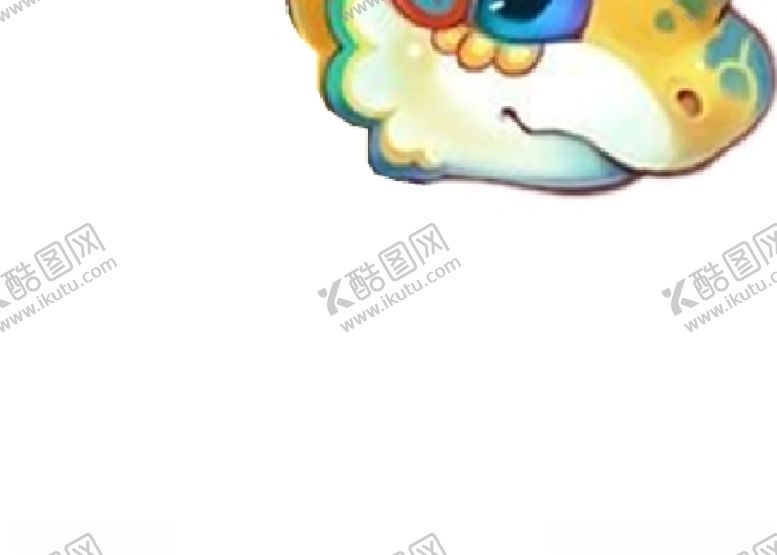 编号：72709009202100216341【酷图网】源文件下载-幼儿园龙舟头右下部分
