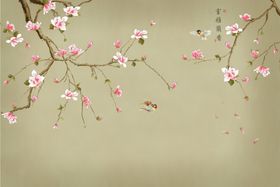花鸟背景墙