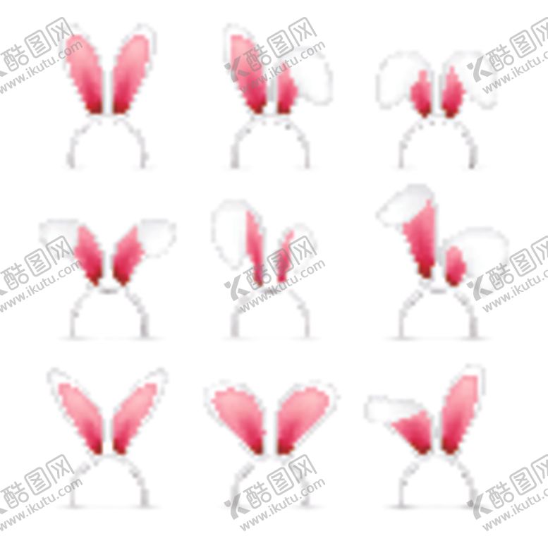 编号：10781709141727516969【酷图网】源文件下载-兔头饰