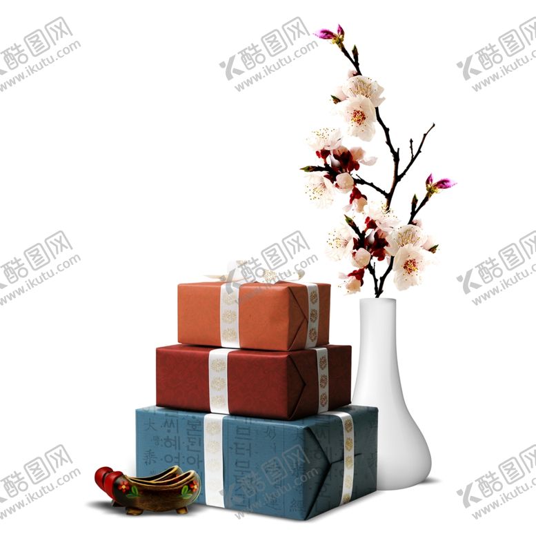 编号：36287109190026549000【酷图网】源文件下载-花瓶礼盒