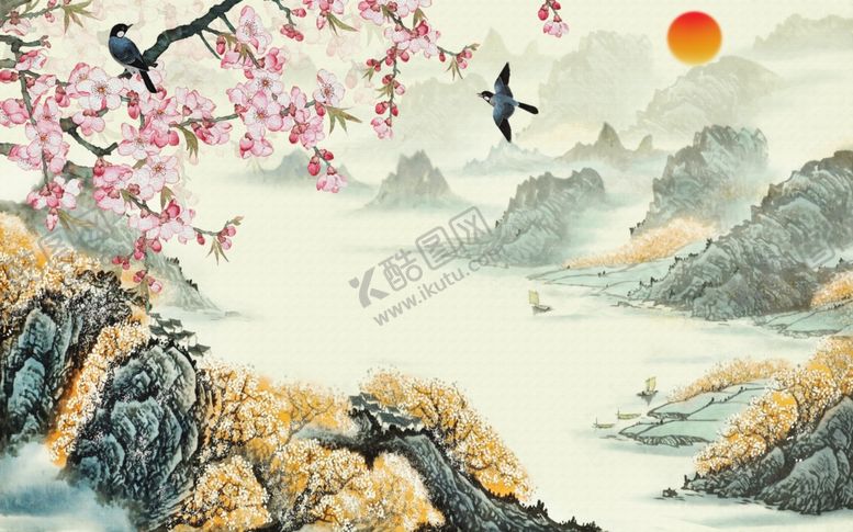 编号：92856009152052061555【酷图网】源文件下载-花开富贵