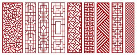 中国风适量边框花边
