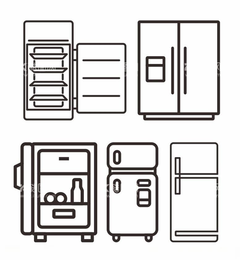 编号：88890112020509013234【酷图网】源文件下载-冰箱图标