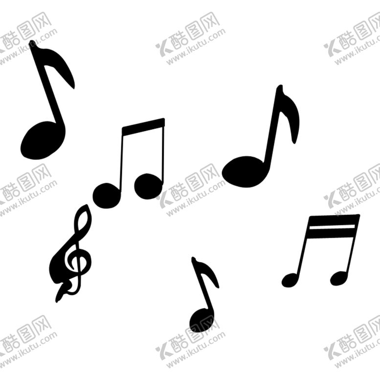 编号：53200307080220154369【酷图网】源文件下载-音符