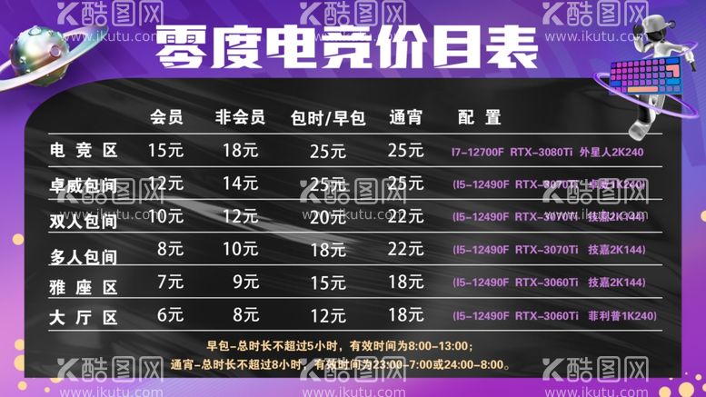 编号：48479612100803208479【酷图网】源文件下载-价目表