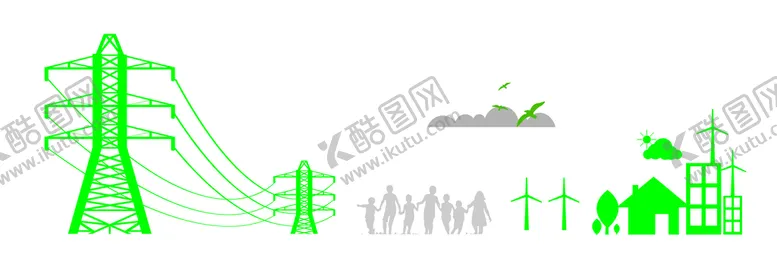 编号：87436909200016101890【酷图网】源文件下载-发电人物房子
