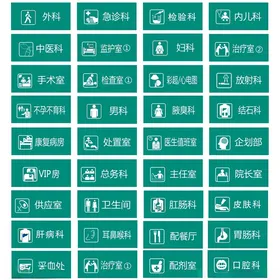 医院科室牌公司门办公企业标识