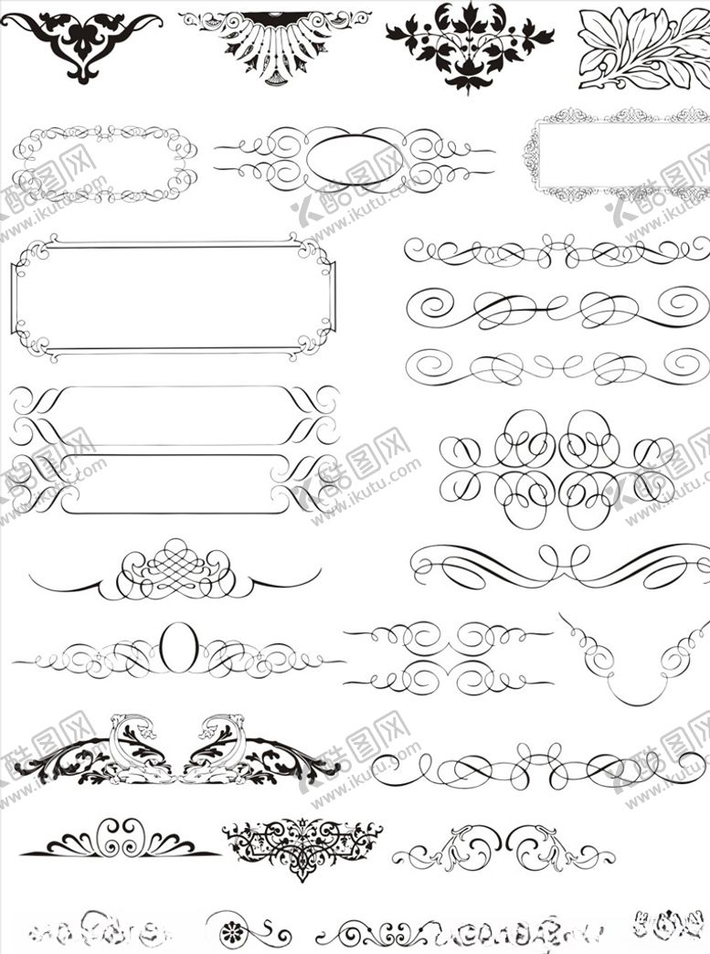 编号：61280611012112315940【酷图网】源文件下载-欧式边框花纹