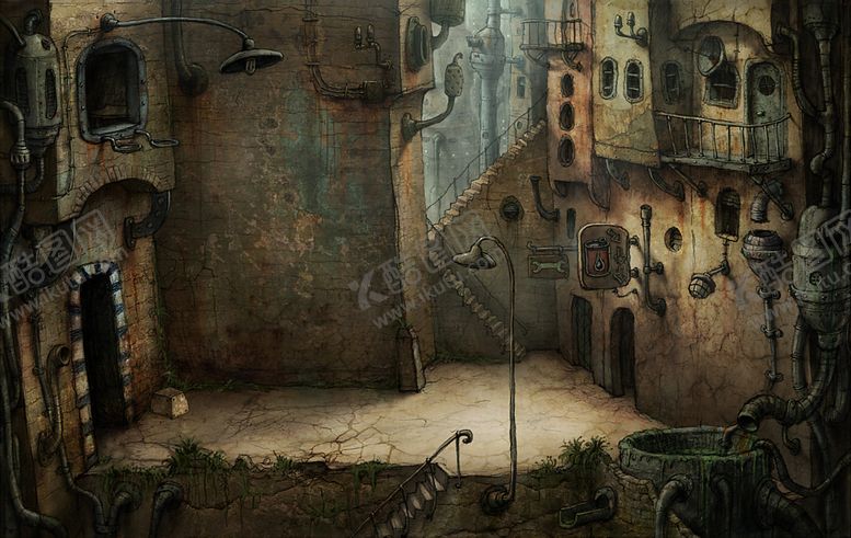 编号：46064110090624389465【酷图网】源文件下载-彩色城市插画动漫背景