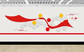 文化墙风采展示学习园地UV学校展示