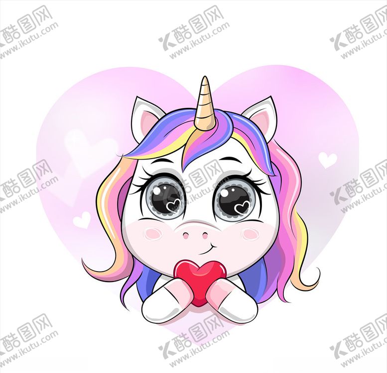 编号：90507911010000071790【酷图网】源文件下载-卡通独角兽