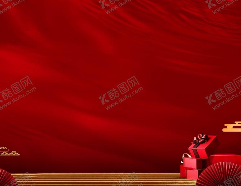 编号：69354806170234236154【酷图网】源文件下载-地产红色背景