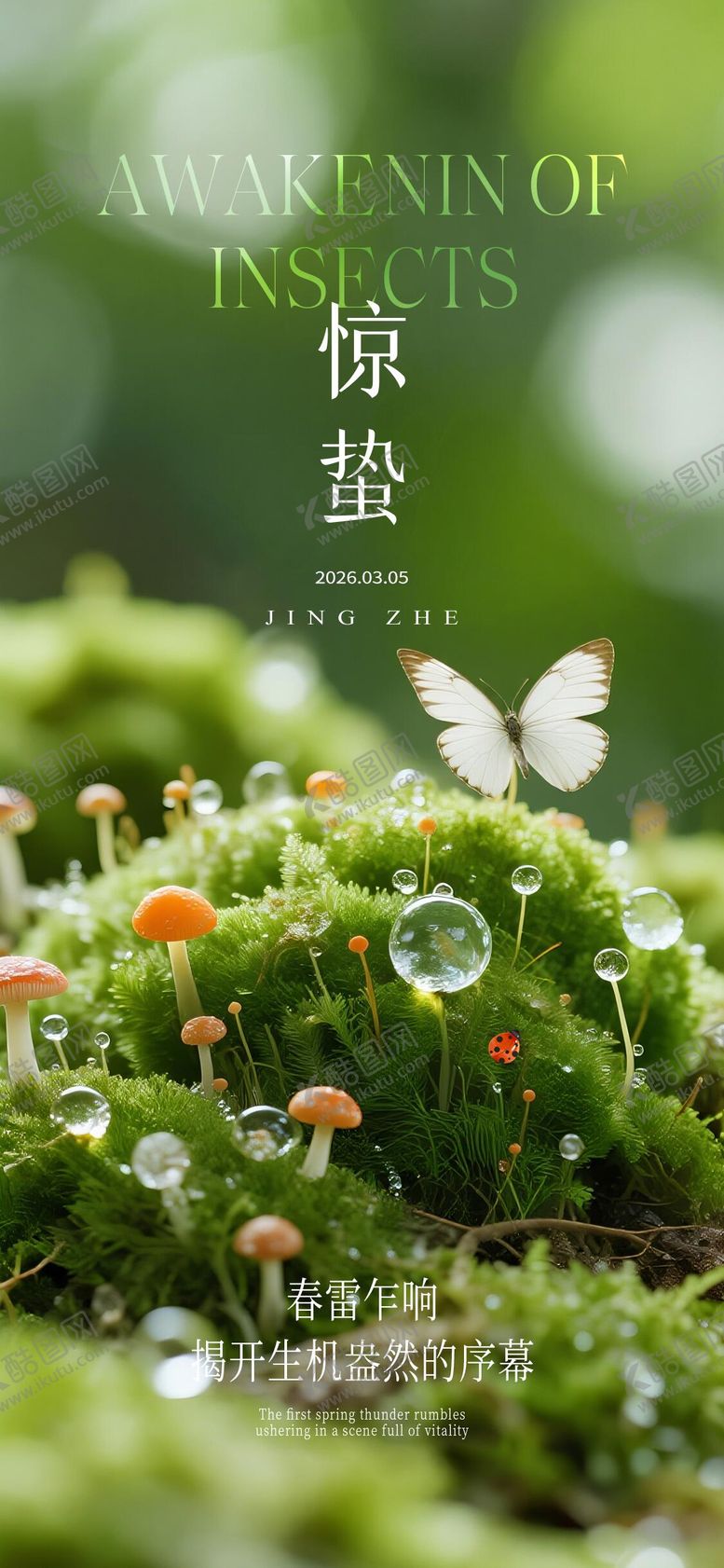 编号：13738302160228362770【酷图网】源文件下载-惊蛰节气海报