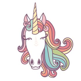 独角兽简笔插画