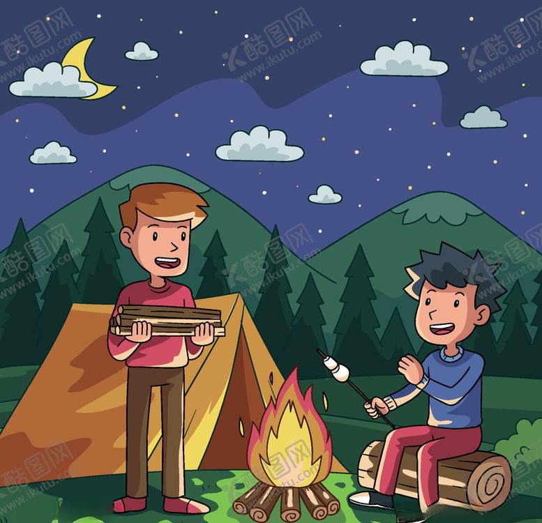 编号：76741109290614172473【酷图网】源文件下载-露营