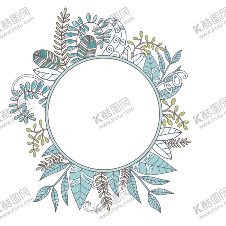 编号：11577209181636052956【酷图网】源文件下载-小清新花朵植物插画