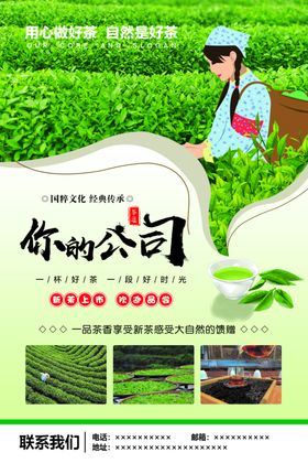 茶业公司宣传页展示